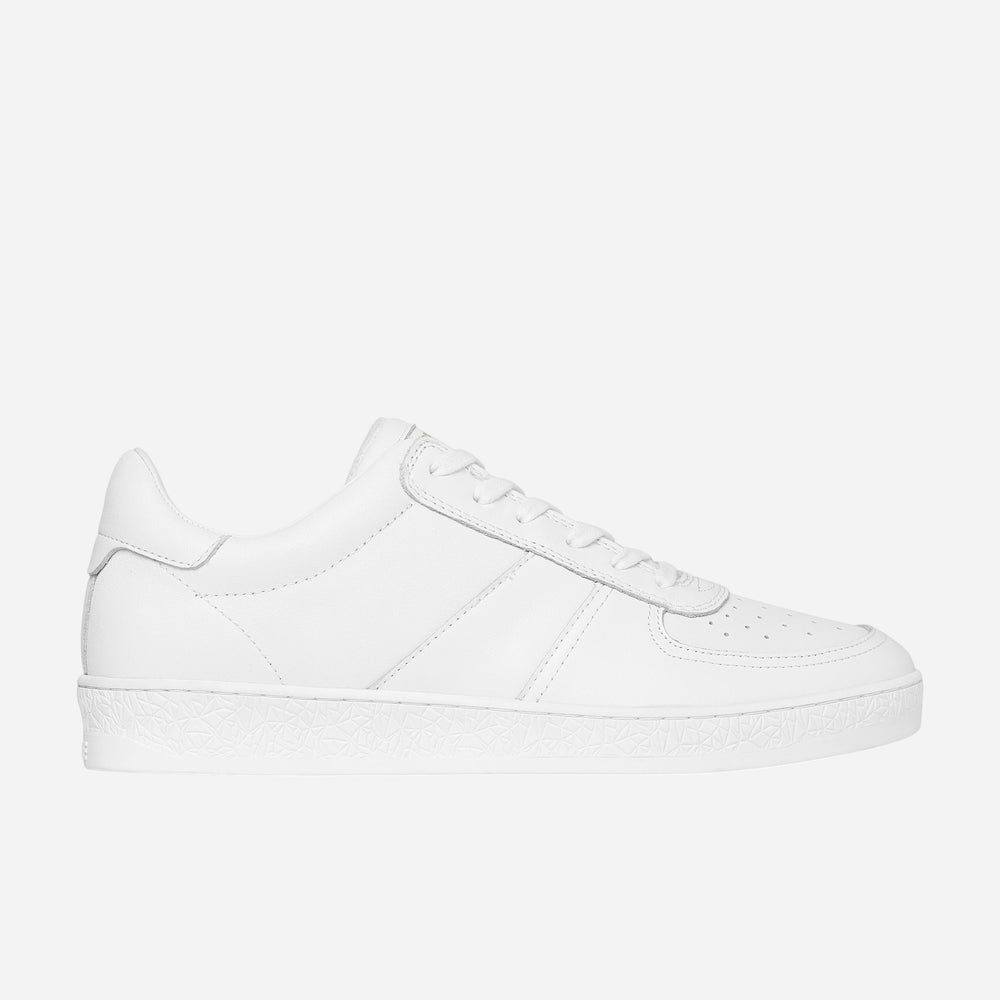 Geode Manifest Sneaker in White/Leather Ladies